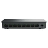 GWN7711, Switch Administrable capa 2-lite, 8 x GigaEth, gabinete plást