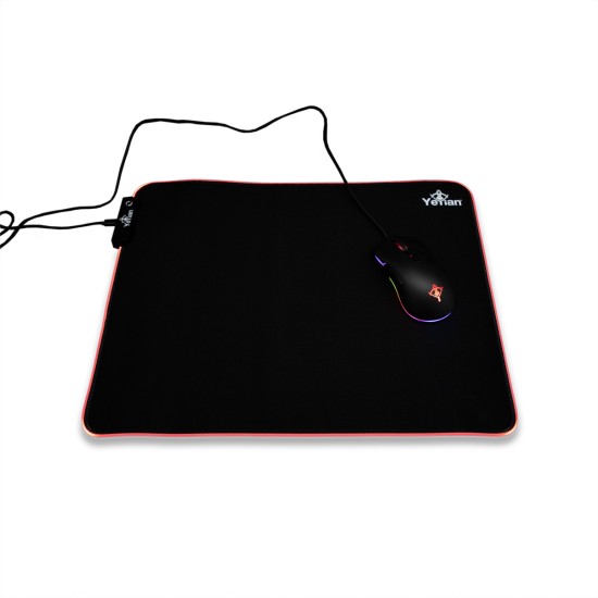 MOUSEPAD YEYIAN GAMER MP2035 KRIEG 2035 RGB LED ANTIDERRAPANTE