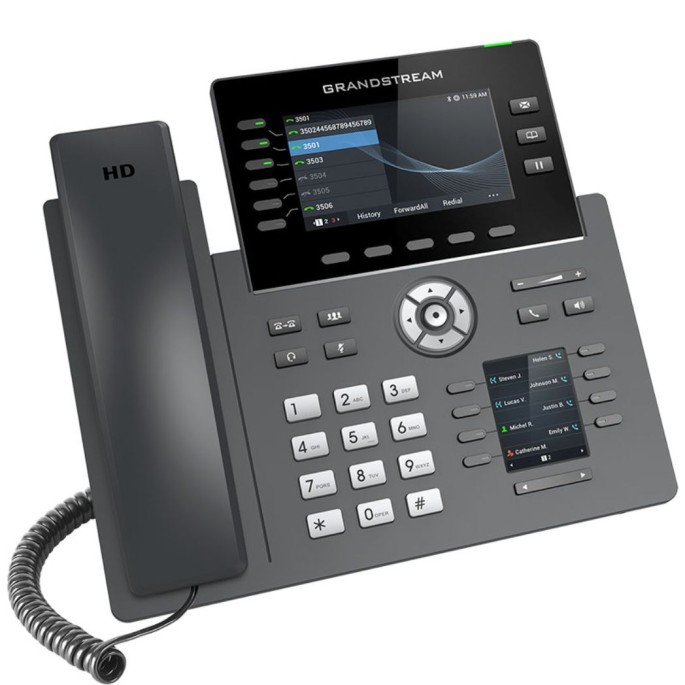 GRP2616, Teléfono IP HD Carrier-Grade, 6 cuentas SIP, 6 líneas, WiFi,