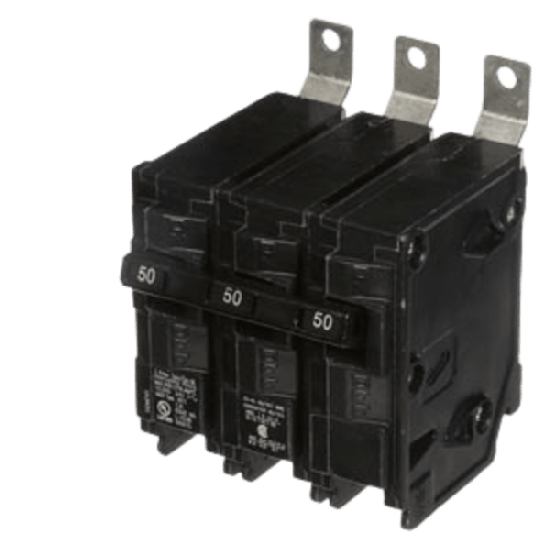 Interruptor automático atornillable tipo BL 3 polos, 50 amp.