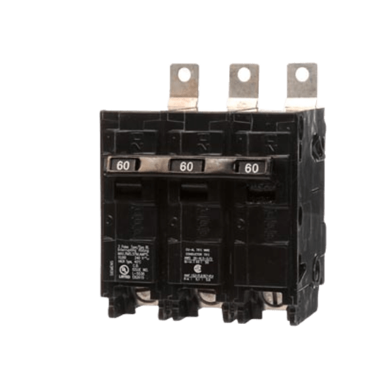 Interruptor automático atornillable tipo BL 3 polos, 60 amp.