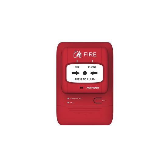(HikFire) Botón Manual de Alarma contra Incendios / Comunicación LoRa