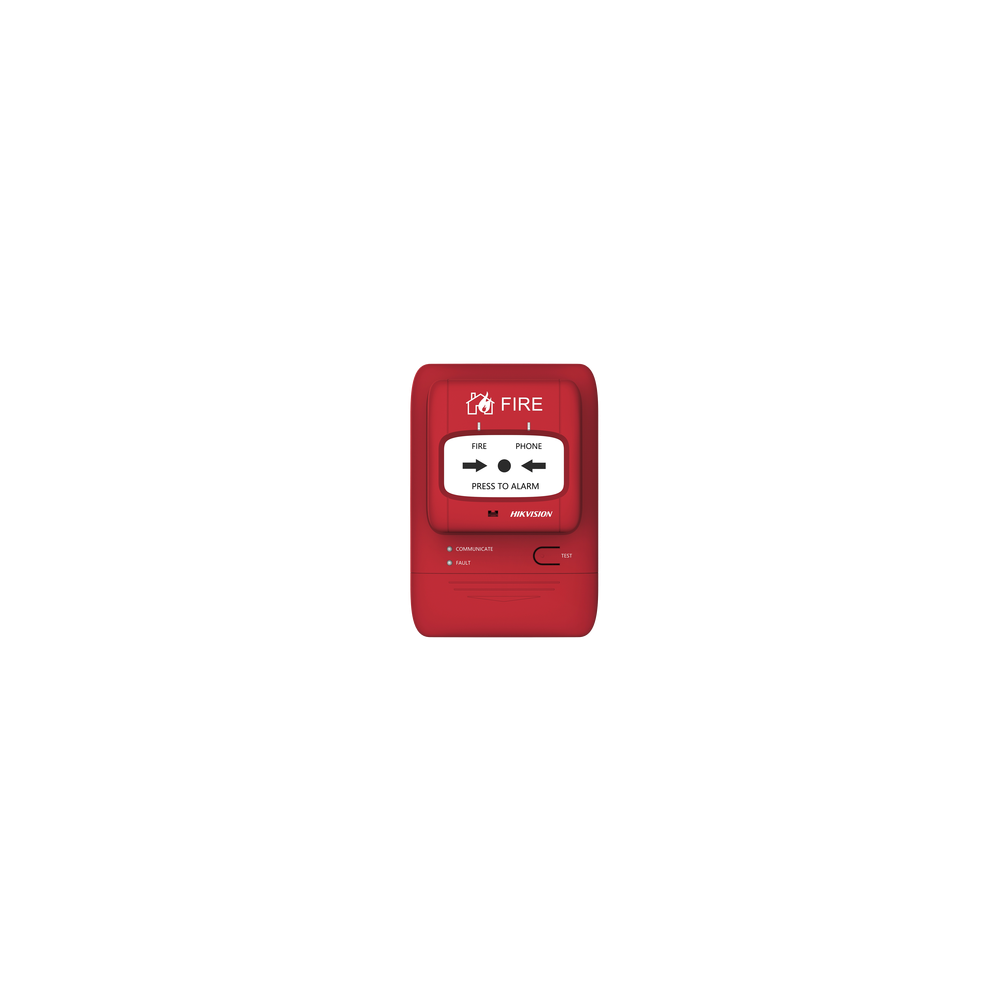 (HikFire) Botón Manual de Alarma contra Incendios / Comunicación LoRa