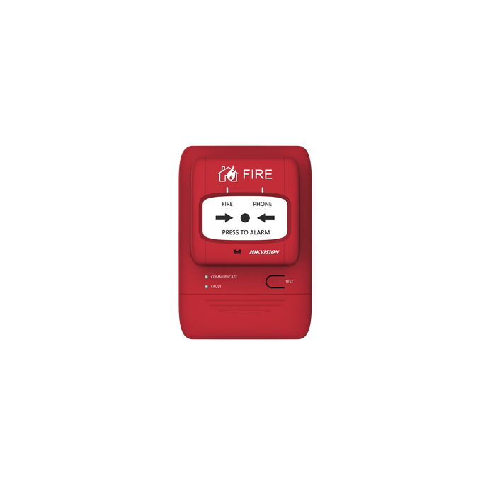 (HikFire) Botón Manual de Alarma contra Incendios / Comunicación LoRa