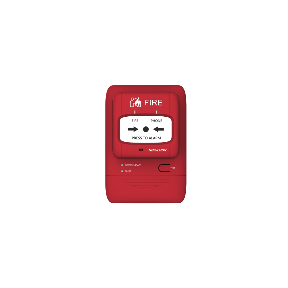 (HikFire) Botón Manual de Alarma contra Incendios / Comunicación LoRa