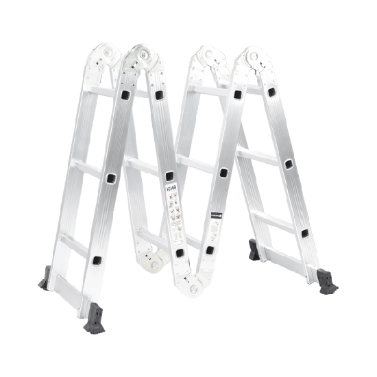 Escalera Multiposiciones de Aluminio de 3.52 Metros, Soporta 150 kg