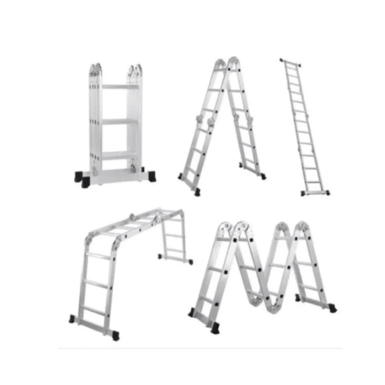 Escalera Multiposiciones de Aluminio de 3.52 Metros, Soporta 150 kg