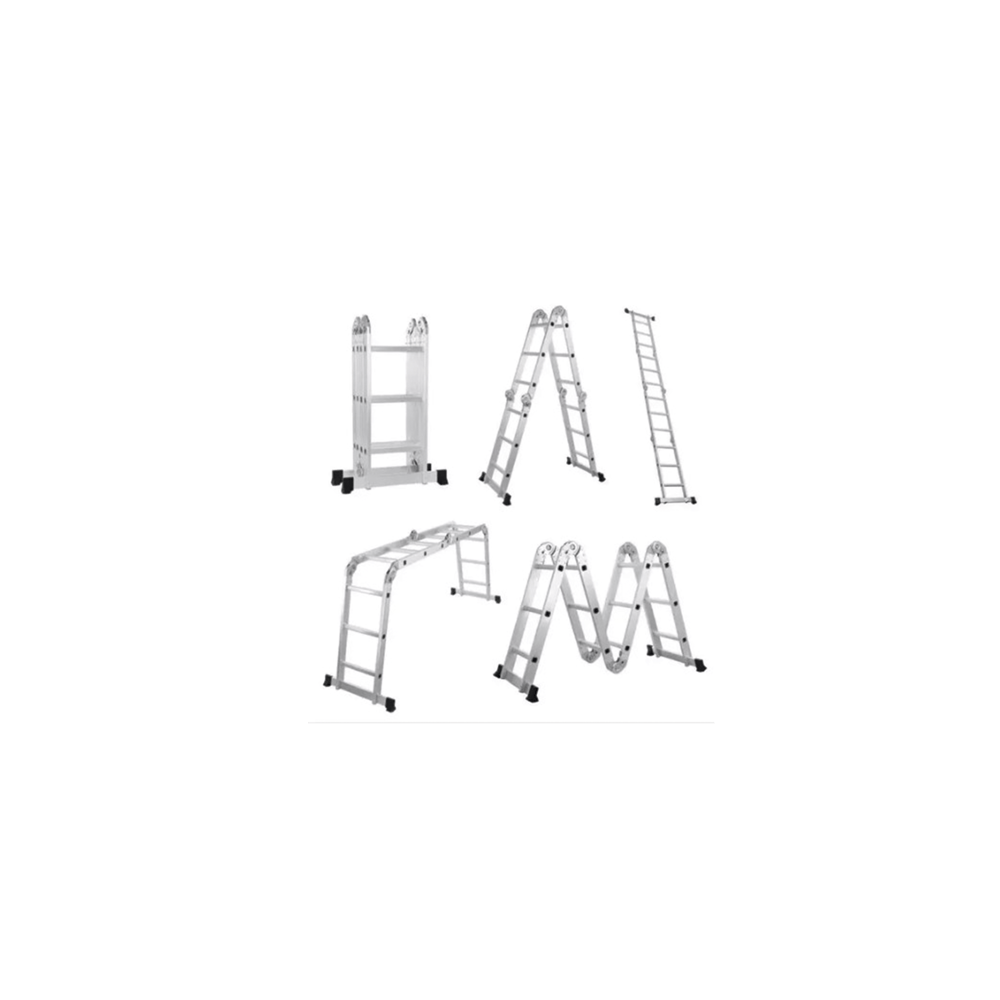 Escalera Multiposiciones de Aluminio de 3.52 Metros, Soporta 150 kg