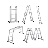 Escalera Multiposiciones de Aluminio de 3.52 Metros, Soporta 150 kg