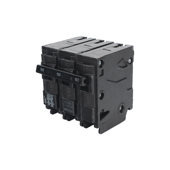Interruptor automático enchufable tipo QP 3 polos, 100 amp.