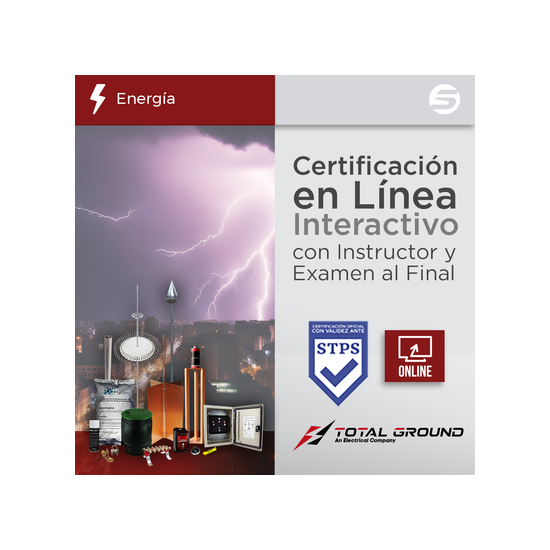 Certificación Virtual en Tierras Físicas y Pararrayos Total Ground (Vá