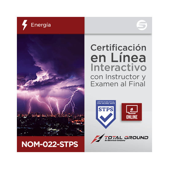 Certificación Oficial en Tierras Físicas y Pararrayos Total Ground par