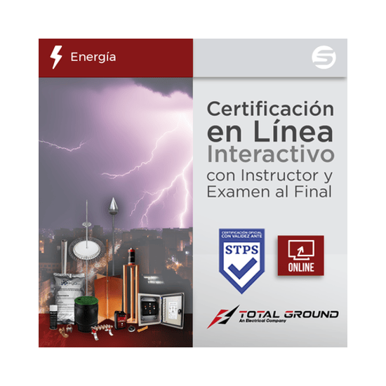 Certificación Oficial en Tierras Físicas y Pararrayos Total Ground par