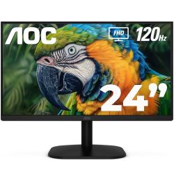MONITOR LED AOC 24B35H3 / COLOR NEGRO / PANEL IPS 23.8 / HDMI Y VGA /