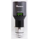 CAR CHARGER BLACKPCS 1 PUERTO USB MANOS LIBRES NEGRO (EPI022-BL)
