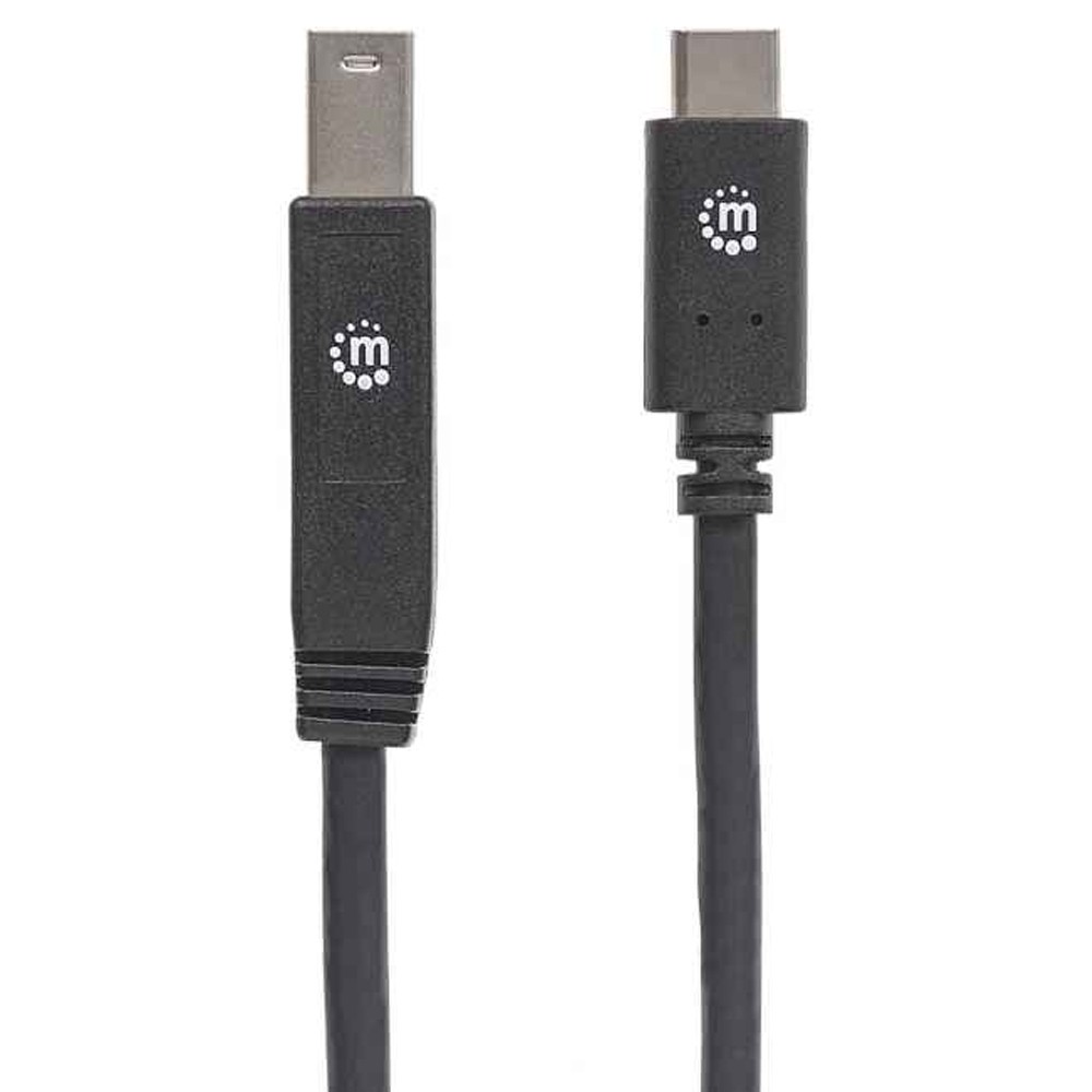 CABLE USB MANHATTAN TIPO C M-B M 2.0MTS NEGRO V3.1GEN 1354998