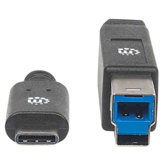 CABLE USB MANHATTAN TIPO C M-B M 2.0MTS NEGRO V3.1GEN 1354998