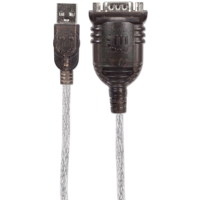 CONVERTIDOR MANHATTAN USB A SERIAL DB9M 45 CM 115 KBPS 151801