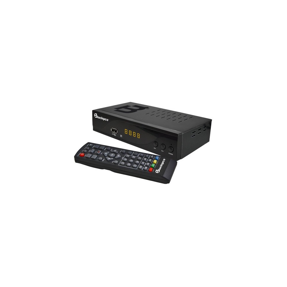 DECODIFICADOR TV BLACKPCS ALUMINIO HDMI USB COAXIAL CONT (E010ALUM-BL)