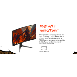 MONITOR GAMER CURVO AOC C27G4H2 / PANEL VA / 200 HZ / TIEMPO DE RESPUE