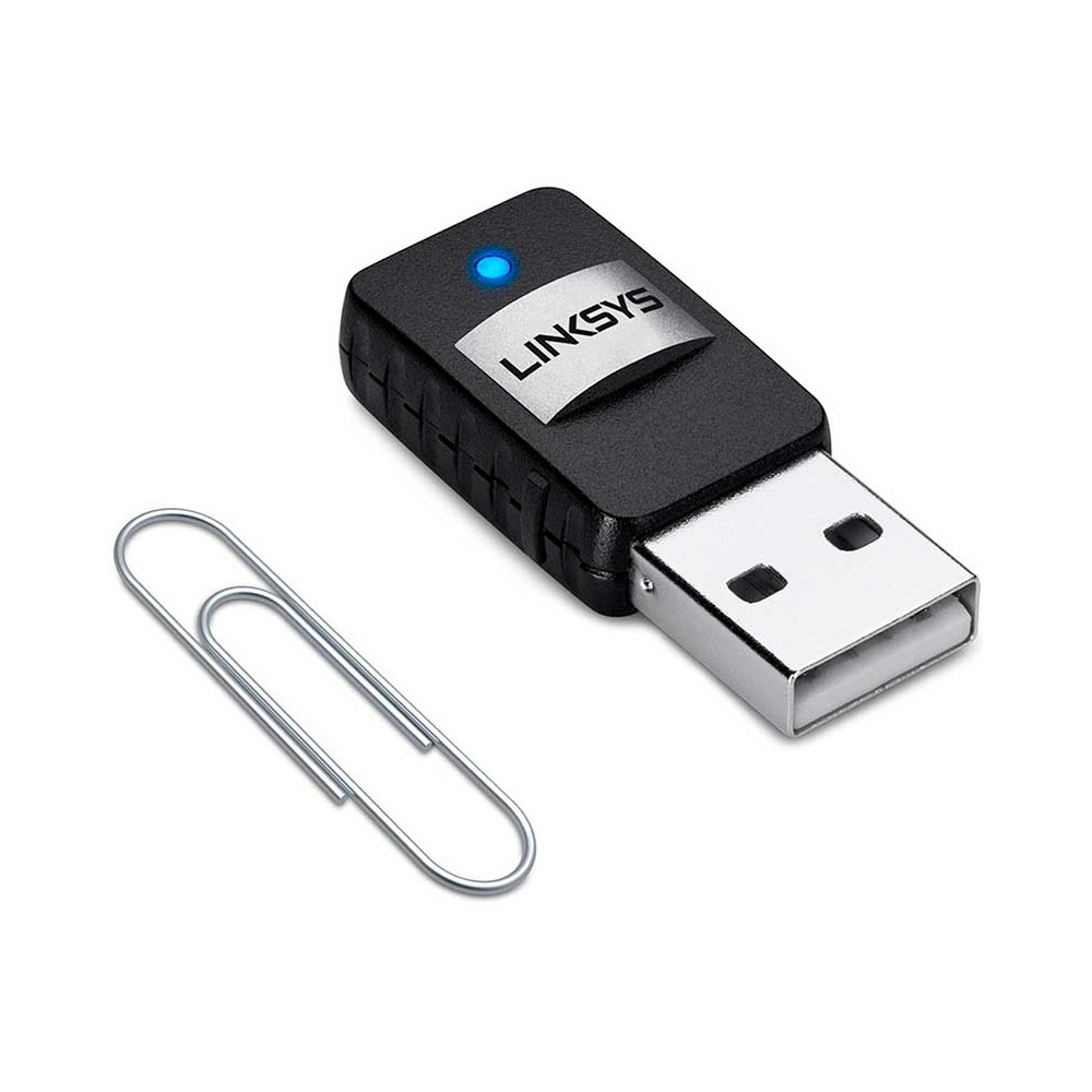 ADAPTADOR LINKSYS MINI USB DOBLE BAND AC ENCRIPTACION(AE6000)