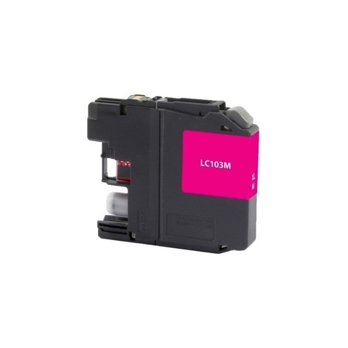 CARTUCHO BROTHER LC103M MAGENTA 600 PAGINAS P/MFCJ870DW / MFCJ285DW