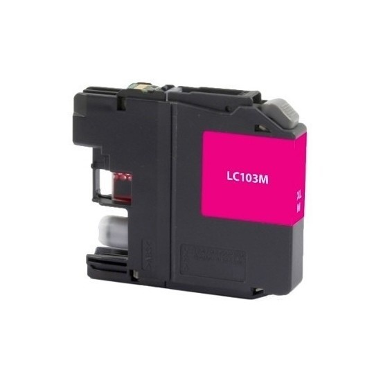 CARTUCHO BROTHER LC103M MAGENTA 600 PAGINAS P/MFCJ870DW / MFCJ285DW