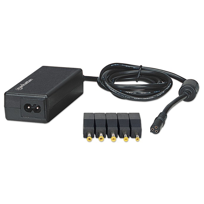 CARGADOR UNIVERSAL MANHATTAN PARA LAPTOP 40W MINI 101622