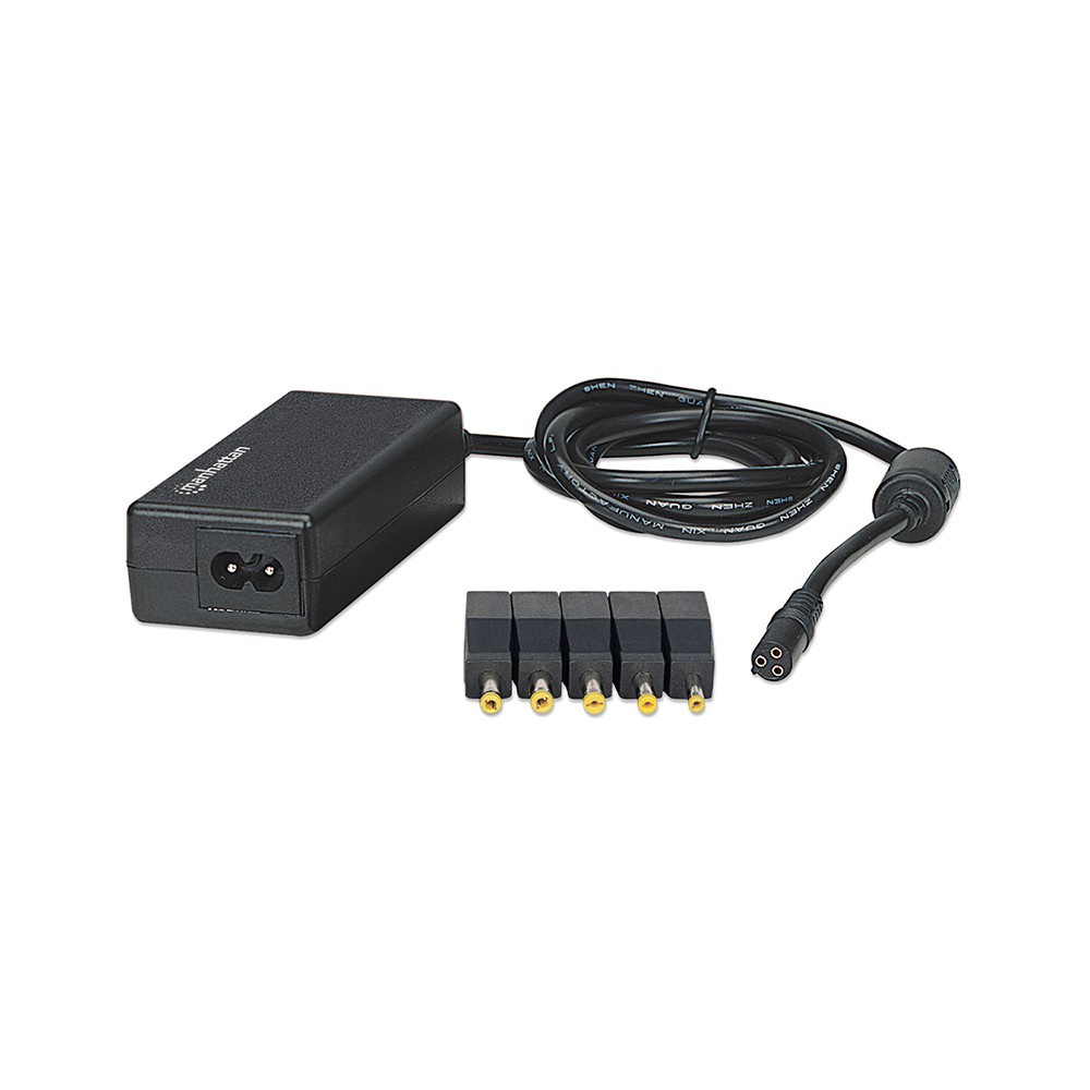 CARGADOR UNIVERSAL MANHATTAN PARA LAPTOP 40W MINI 101622