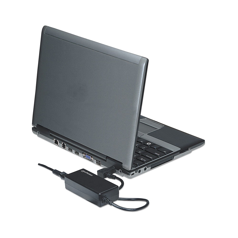 CARGADOR UNIVERSAL MANHATTAN PARA LAPTOP 40W MINI 101622