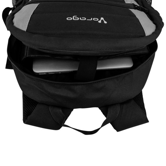 MOCHILA VORAGO BP-101 POLIESTER LAPTOP 15.6" NEGRO / GRIS