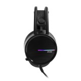 DIADEMA GAMER VORAGO START THE GAME HS-502 3.5MM, RGB, 50MM NEGRO