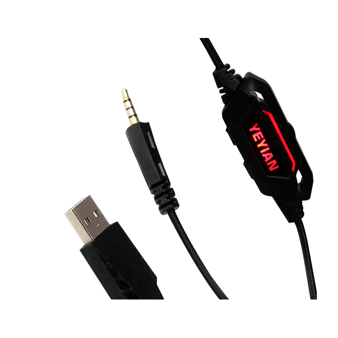 DIADEMA GAMER YEYIAN YDV-33403 VICIOUS USB/3.5MM/RGB/OMNI/N/R3000