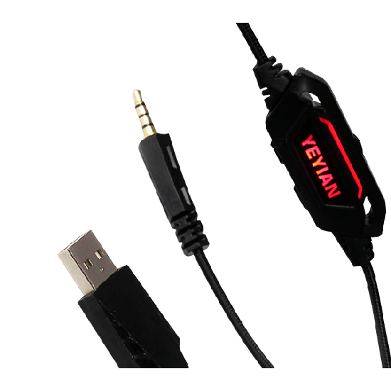 DIADEMA GAMER YEYIAN YDV-33403 VICIOUS USB/3.5MM/RGB/OMNI/N/R3000