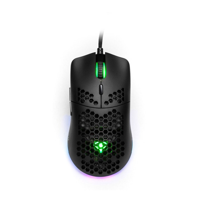 MOUSE GAMER YEYIAN YMG-24310 LINKS 3000, RGB, 6 BOTONES, NEGRO, USB