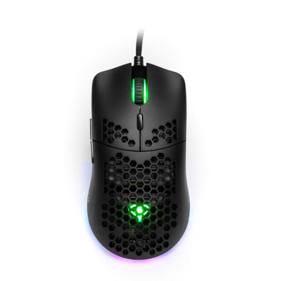 MOUSE GAMER YEYIAN YMG-24310 LINKS 3000, RGB, 6 BOTONES, NEGRO, USB