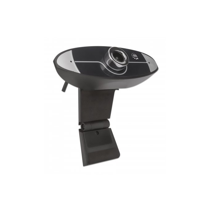 CAMARA WEB MANHATTAN HD 720P MICROFONO 30FPS, 1 MEGAPIXEL NEGRA 462013