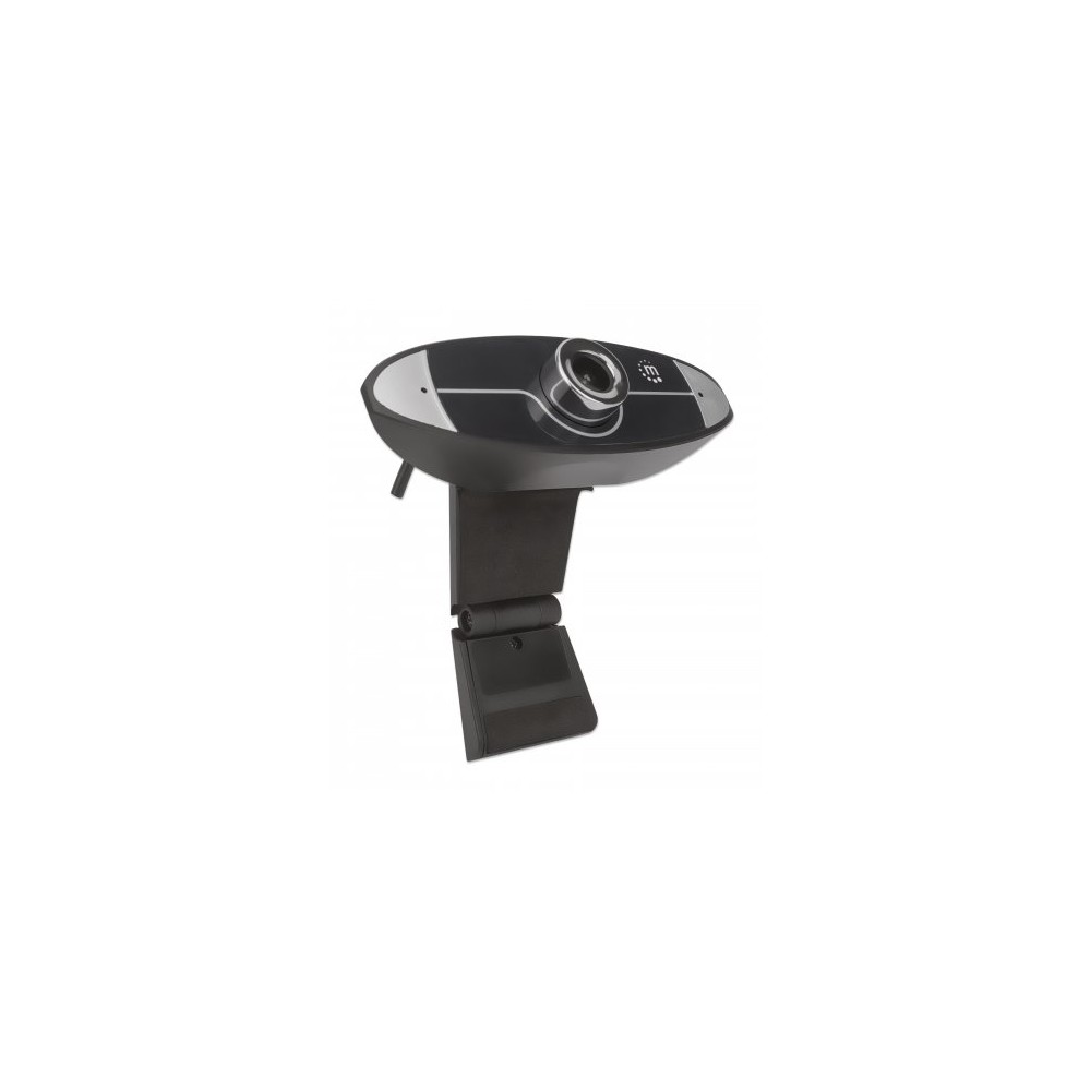 CAMARA WEB MANHATTAN HD 720P MICROFONO 30FPS, 1 MEGAPIXEL NEGRA 462013