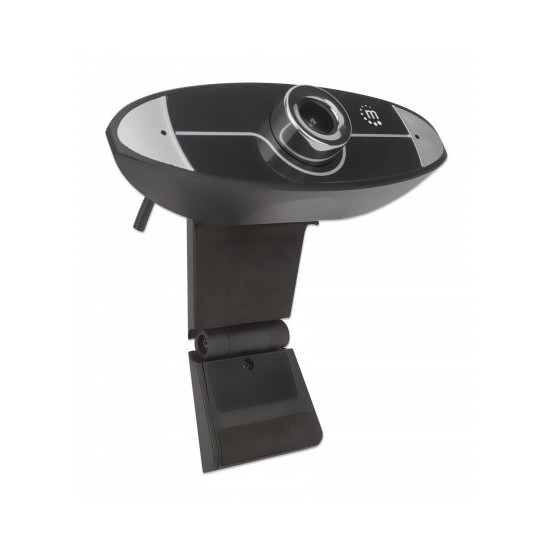 CAMARA WEB MANHATTAN HD 720P MICROFONO 30FPS, 1 MEGAPIXEL NEGRA 462013