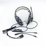 DIADEMA GAMER YEYIAN YDF-33401G F. MILITARY GRIS S3000 LED/USB/3.5MM