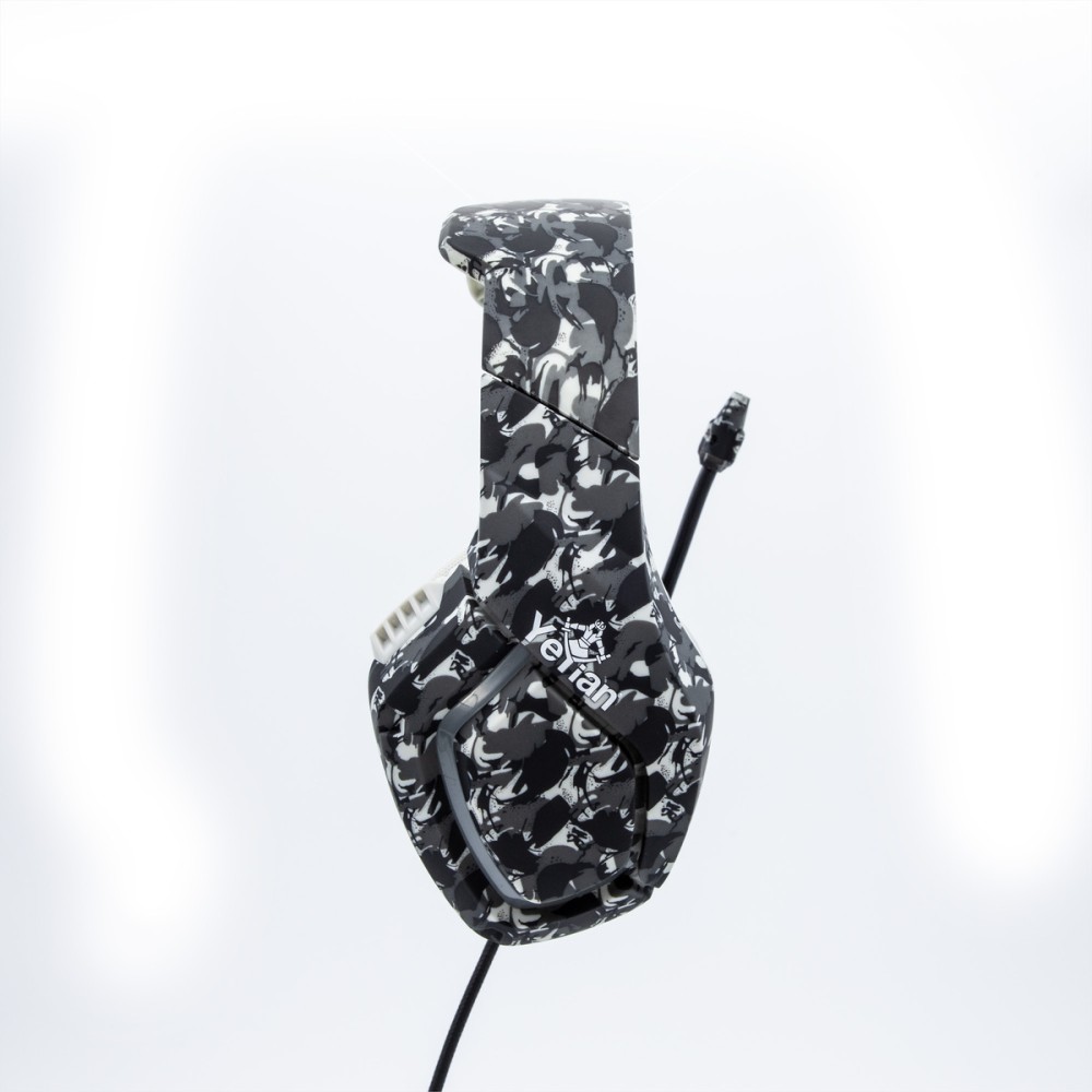 DIADEMA GAMER YEYIAN YDF-33401G F. MILITARY GRIS S3000 LED/USB/3.5MM