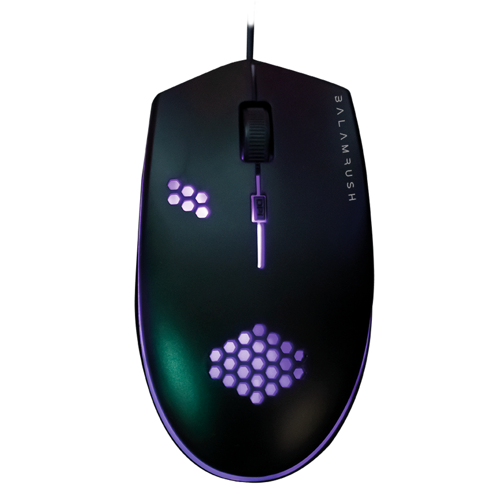 KIT TECLADO Y MOUSE BALAMRUSH ALAMBRICO USB LED DEMTRIX BR-931373