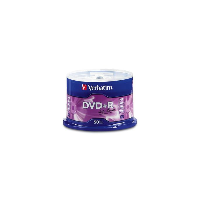 DVD+R VERBATIM 16X 4.7GB TORRE 50PIEZAS VB97174