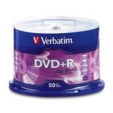 DVD+R VERBATIM 16X 4.7GB TORRE 50PIEZAS VB97174