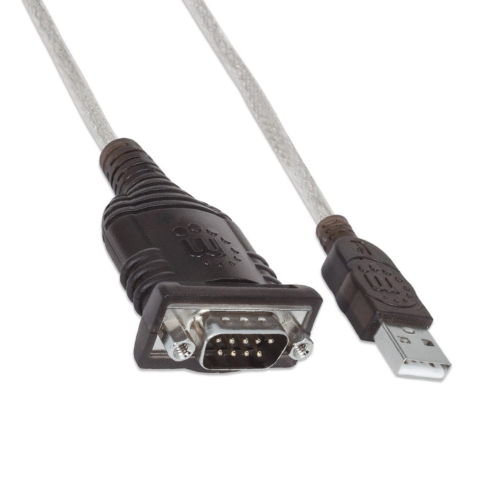 CONVERTIDOR MANHATTAN DE USB A PUERTO SERIAL 1.8 M 151832