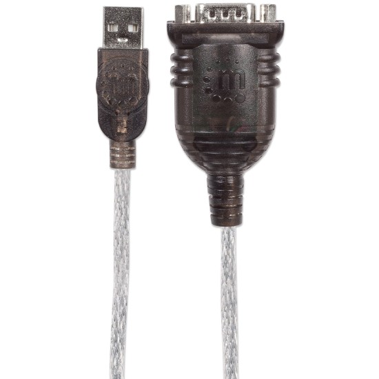 CONVERTIDOR MANHATTAN DE USB A PUERTO SERIAL 1.8 M 151832