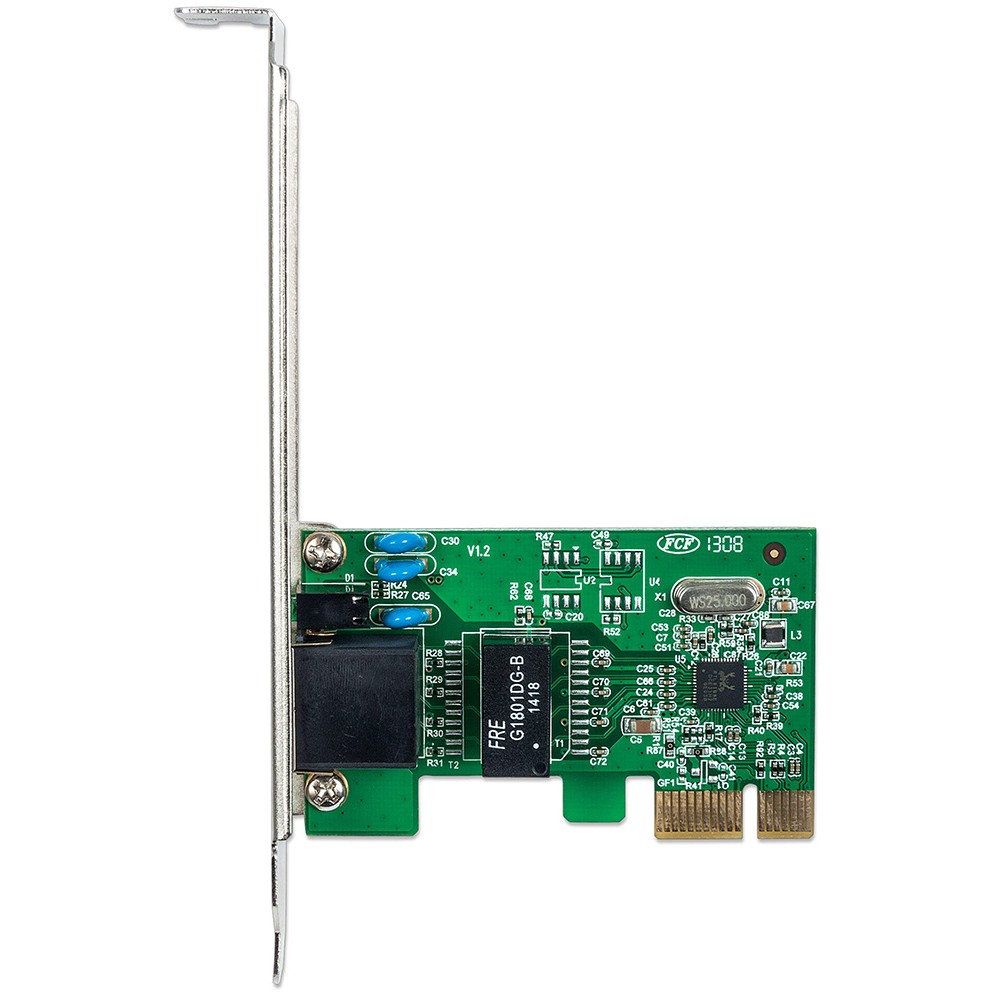 TARJETA DE RED GIGABIT ETHERNET PCI EXPRESS (WOL) INTELLINET 522533