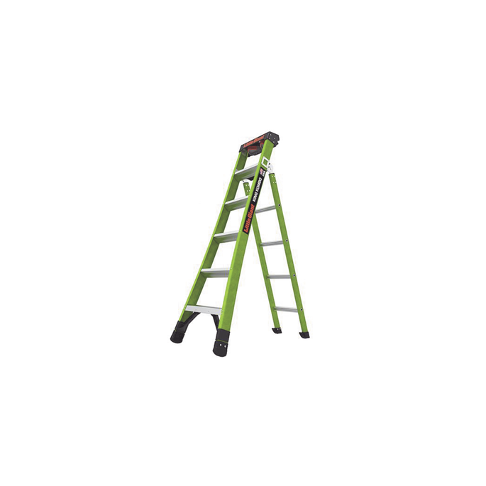 Escalera de Tijera 3 en 1 de 1.8 Metros, Fibra de Vidrio (SKU13906-001