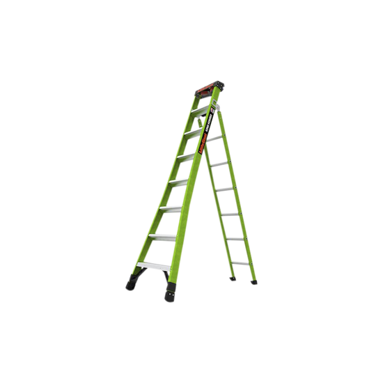 Escalera de Tijera 3 en 1 de 2.44 Metros, Fibra de Vidrio (SKU13908-00