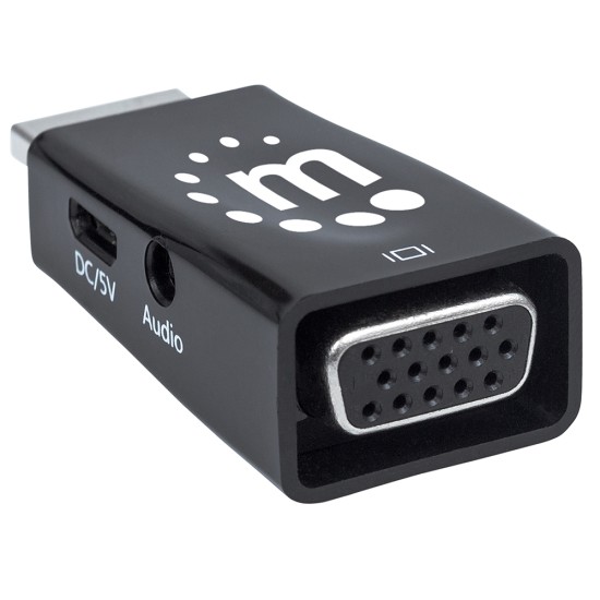 CONVERTIDOR VIDEO MANHATTAN HDMI A SVGA+AUDIO MICRO 151542
